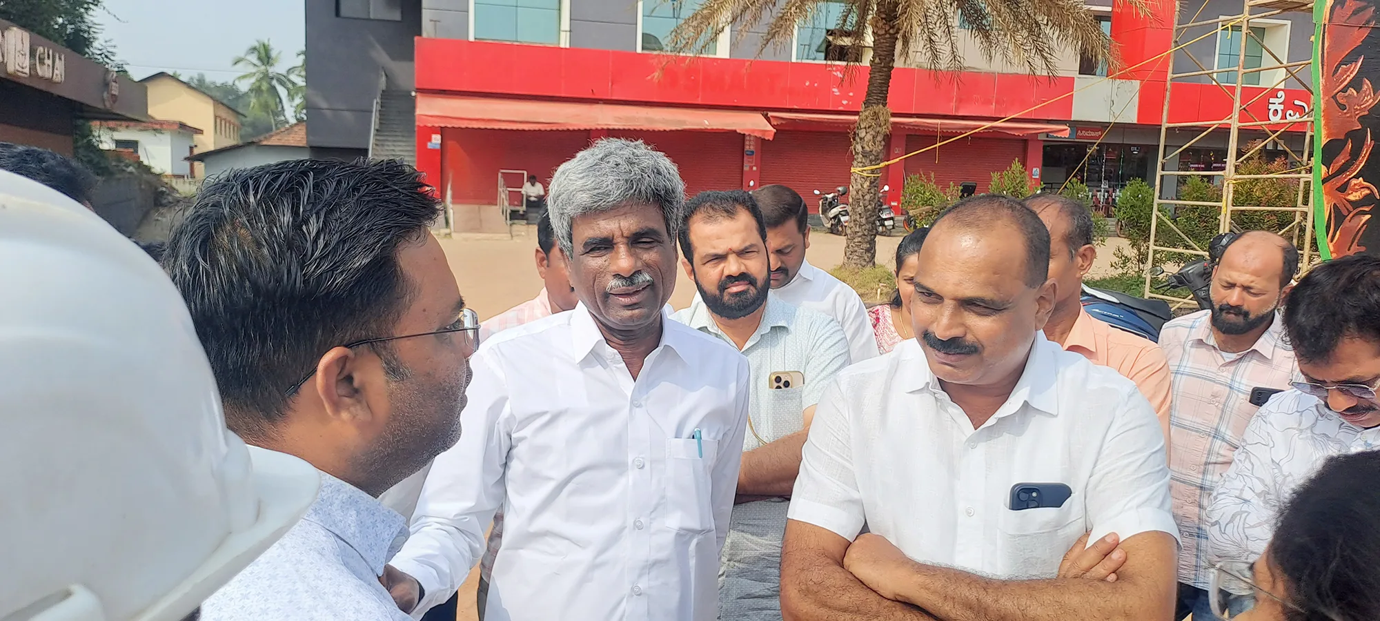 ಸಂಸದರು, ಶಾಸಕರಿಂದ ರಾಷ್ಟ್ರೀಯ ಹೆದ್ದಾರಿ ಕಾಮಗಾರಿ ಪರಿಶೀಲನೆ